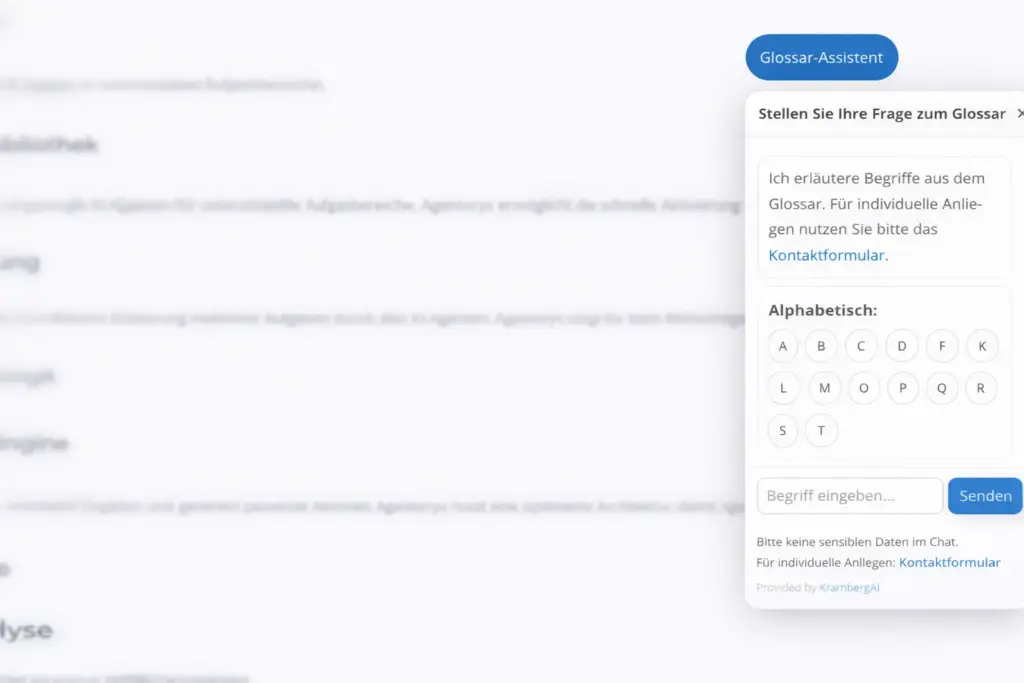 KrambergAI Glossar-Assistenten