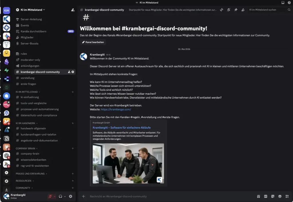 discord ki im mittelstand
